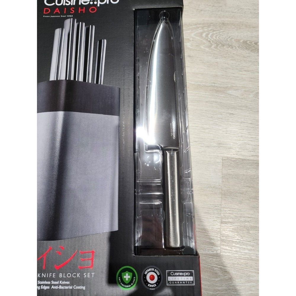 Cruisine Pro Daisho 6 Piece Knife Block Set Finest Japanese Stainless Steel - Picture 3 of 7